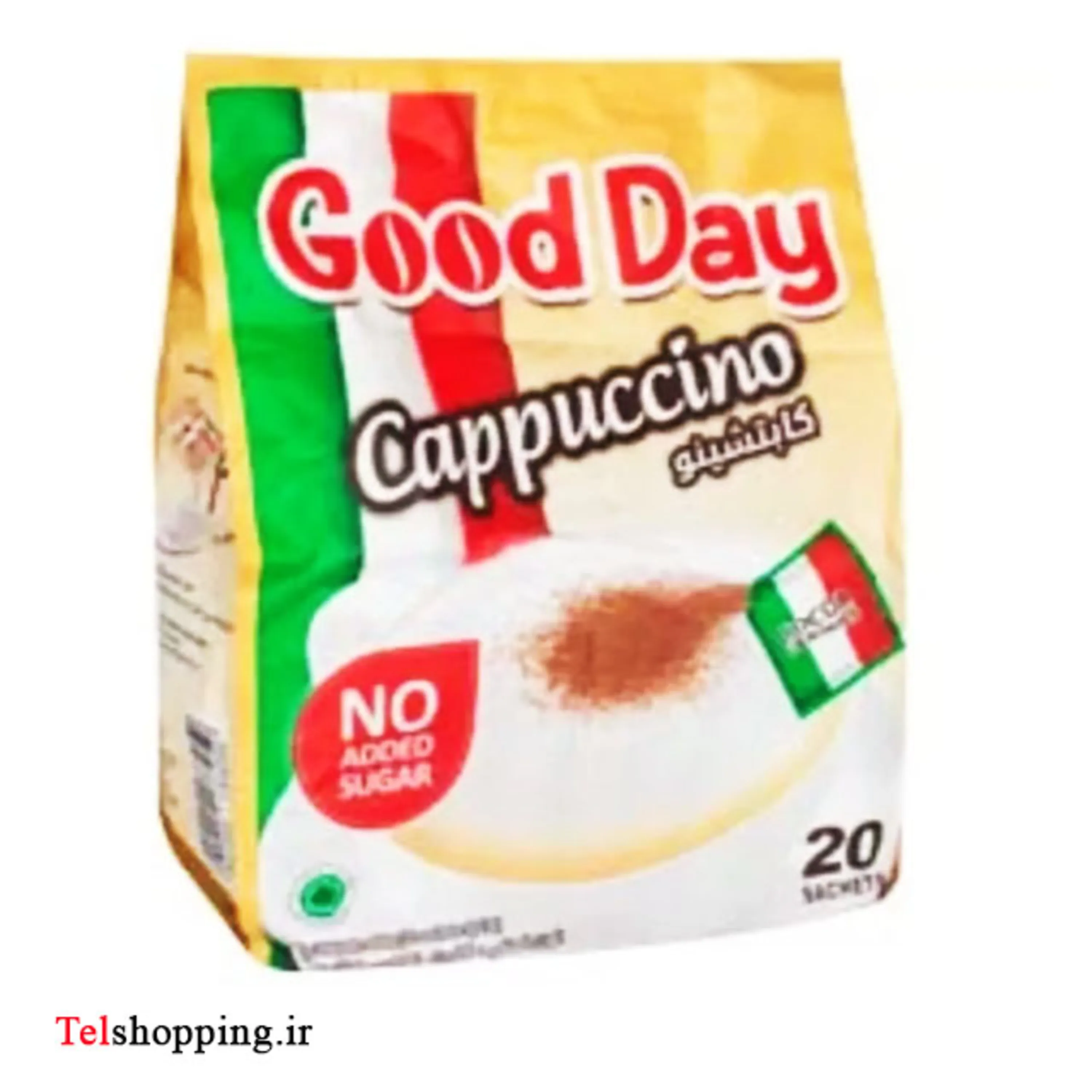 کاپوچینو رژیمی گوددی بسته 20 عددی